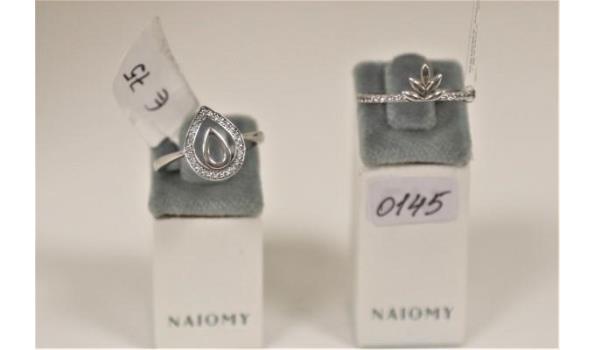 2 zilveren ringen NAIOMY m54 (WKP 130€)
